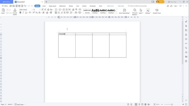 WPS Office How To Center Text In A Table смотреть онлайн