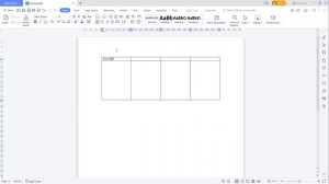 WPS Office How To Center Text In A Table