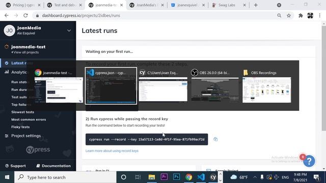 CYPRESS DASHBOARD(EASY SETUP) | How much does Cypress IO cost? | Cypress tutorial for beginners смотреть онлайн