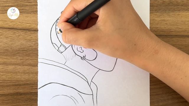 How to draw a boy with mask | Pencil sketch for beginners | Beginners drawing tutorials step by ste смотреть онлайн