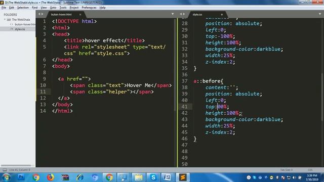 Alternate Button hover Effect using html css смотреть онлайн