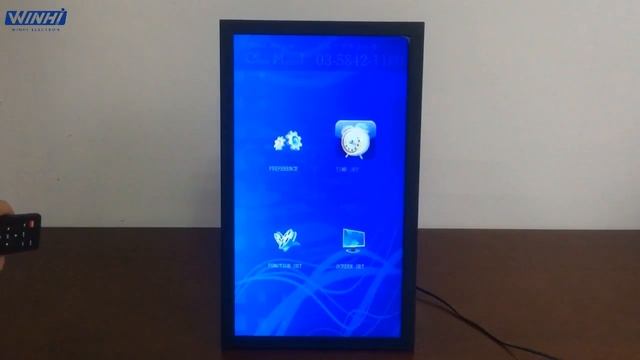 PT156HD-1 15.6inch media player supports landscape and portrait смотреть онлайн