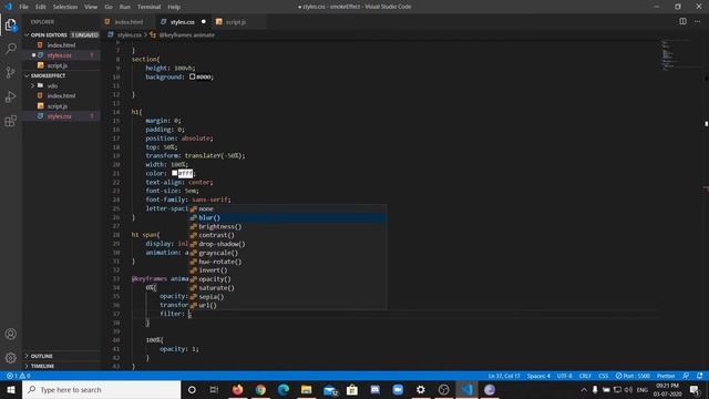 CSS Animation Effects: Text Revel Animation in HTML and CSS смотреть онлайн