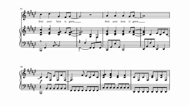 SLANDER - Love Is Gone (Acoustic) ft. Dylan Matthew | Piano Sheet Music смотреть онлайн