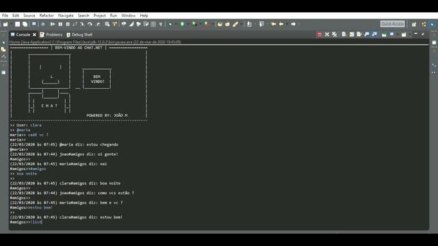 Sistemas Distribuídos (UFS) - Chat RabbitMQ смотреть онлайн