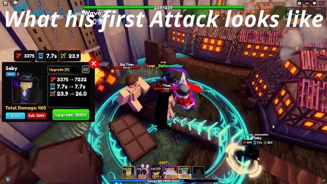 Max Level Saby (Sabo) Showcase | Roblox Anime Adventures смотреть онлайн