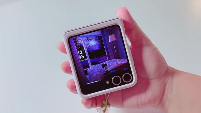 Z FLIP5 COVER SCREEN CUSTOMIZATION 🌸 ║ Tips And Tricks On Making A  Moving Coverscreen Wallpaper ║