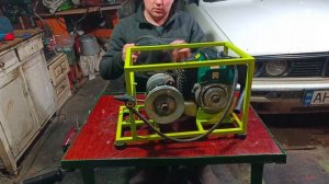 Самодельный генератор своими руками из бензокосы (триммера) сборка)