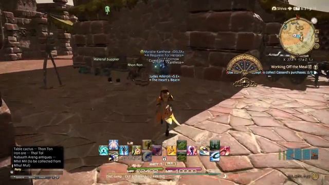 Final Fantasy XIV ShadowBringers MSQ: Working Off The Meal