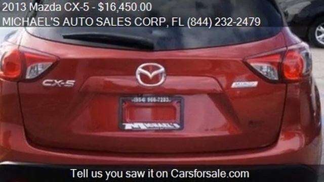 2013 Mazda CX-5 Touring 4dr SUV for sale in West Park, FL 33 смотреть онлайн