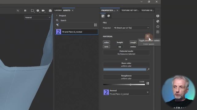 How to flip imported Normal Maps in Substance Painter ? смотреть онлайн
