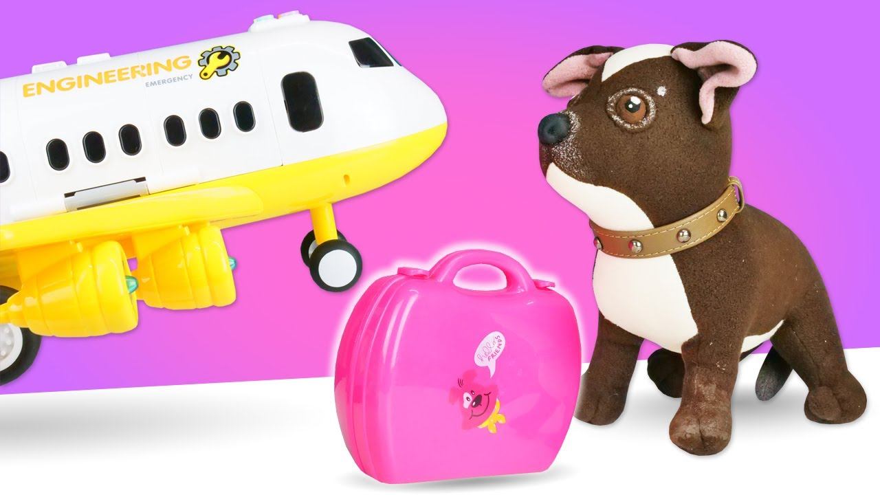 Игрушка собака Шоколадка летит на море в Турцию к Маше Капуки Кануки! Видео для девочек смотреть онлайн