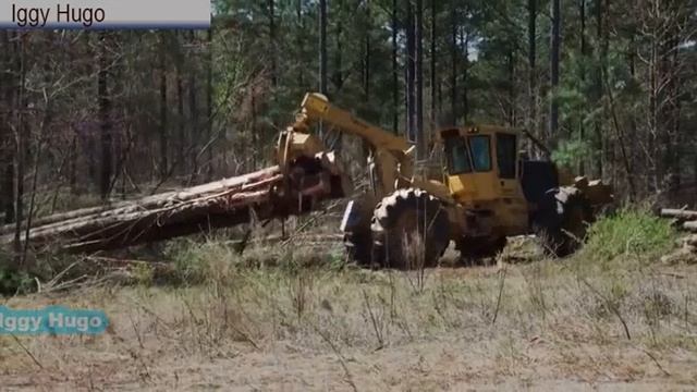 Трелевочный трактор tigercat и 620E смотреть онлайн