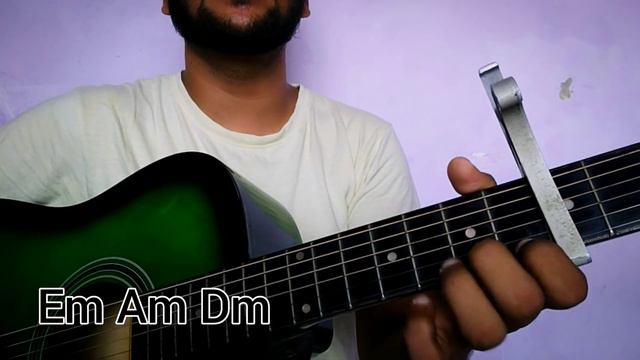 Bedardi Se Pyaar Ka | Jubin Nautiyal | Easy Guitar Chords | Chords With Capo | Guitar Tutorial смотреть онлайн