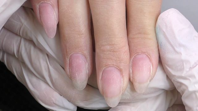 ТОЛСТЫЕ ногти - Исправление ошибок выравнивания гель лаком | Комбинированный маникюр смотреть онлайн