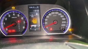 Проверка подушек безопасности SRS Honda CR-V 3