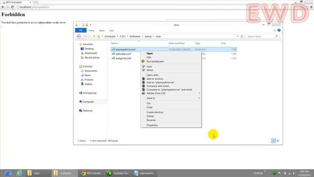 Solution for: You don't have permission to access phpmyadmin on this server WAMP Sever error смотреть онлайн