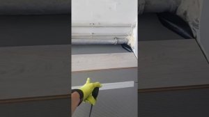 Укладка ламината с фаской со смещением шва 1/3.  Работаем в Краснодаре