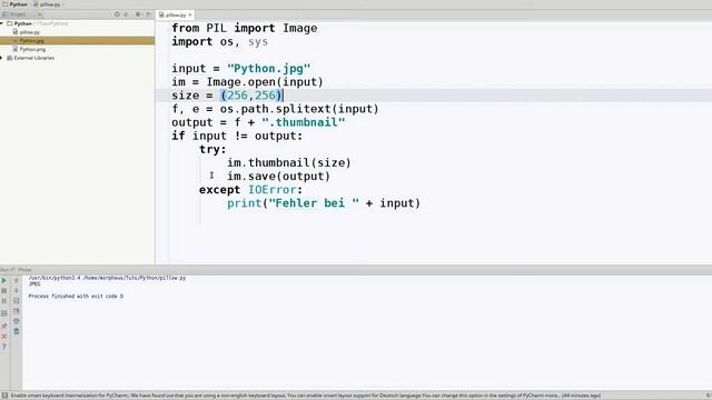 Python Bildbearbeitung Mit Pillow Tutorial #3 - Thumbnails