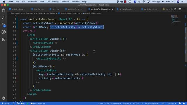 12 Cleaning up our code смотреть онлайн