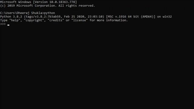 Python Interpreter (Windows) смотреть онлайн