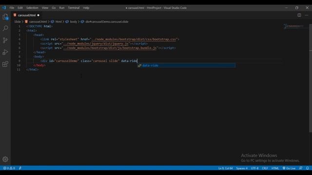 Simple Responsive Autoplay Slideshow in Web Page by using Bootstrap (Step By Step) смотреть онлайн
