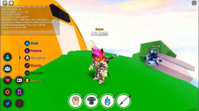 Glitching in Planet. Anime Fighting Simulator смотреть онлайн