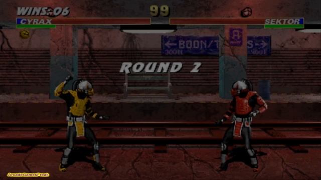 Mortal Kombat 3 arcade Cyrax Gameplay Playthrough смотреть онлайн
