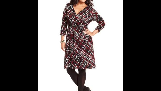 Модные вязанные платья для полных девушек и женщин смотреть онлайн