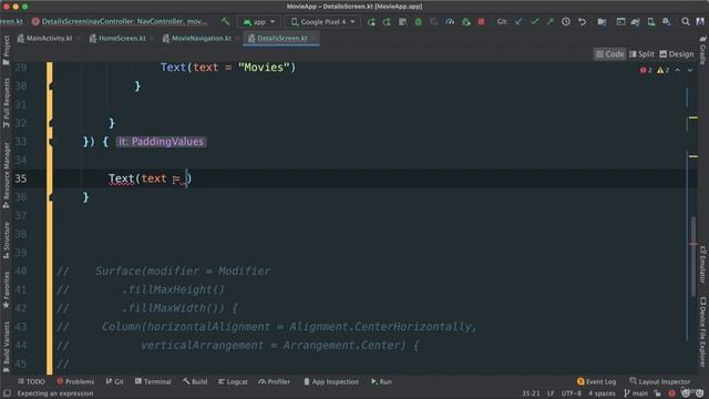 105 - Build a Movie App - Adding the TopAppBar and Back Navigation смотреть онлайн