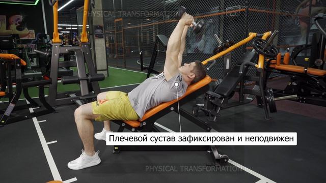 Французский жим с гантелями на наклонной скамье (Incline Bench Dumbbell French Press) смотреть онлайн