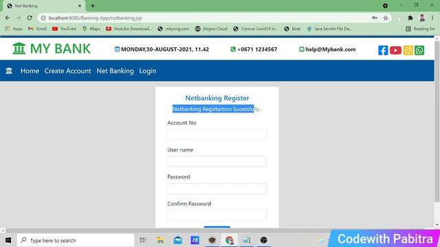 Online Banking Management System Java Web Project | Servlet, JSP Project | Java Project смотреть онлайн