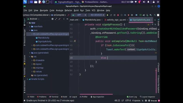 Login & Register Android App Using Firebase | Android Studio Authentication смотреть онлайн