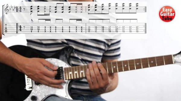 Song 2 - Blur (Guitar lesson with TABS)