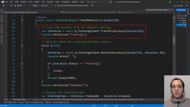 Azure Custom Vision Image Classification Training API – Part 5 смотреть онлайн