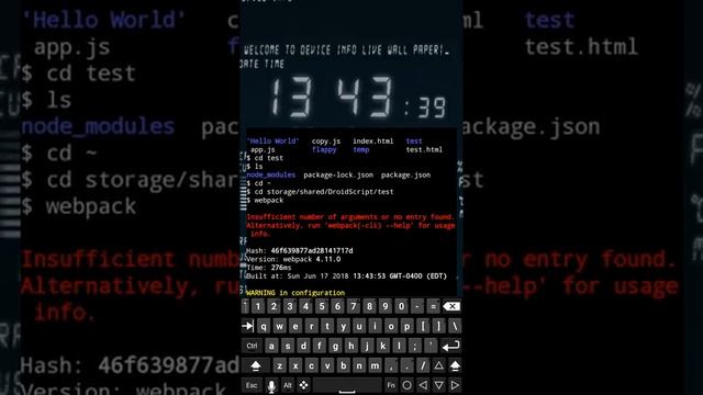 Android NodeJS no root смотреть онлайн