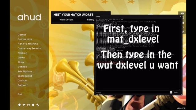 How to change Dxlevel in Console Command | TF2 tutorial смотреть онлайн