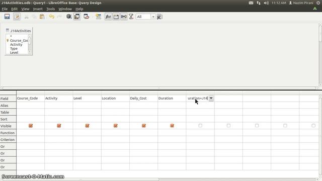 Libreoffice Base Query With Calculated Field