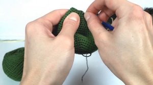 Динозавр крючком. Вязаные игрушки.Вязание для начинающих. Crochet dino.(Урок 2 Тело, хвост)