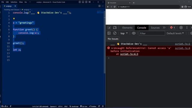 Hoisting and Closure in JavaScript | Complete Details смотреть онлайн