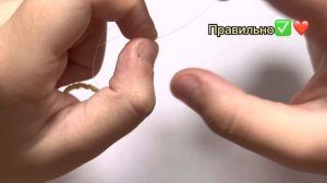 Как научиться завязывать кольцо из бисера?очень легко и просто\|biser/|