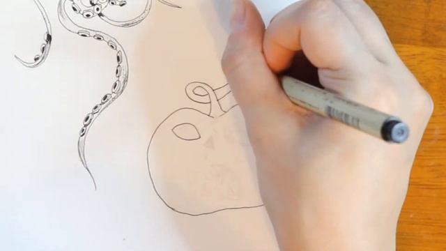 Paint with me Halloween Pen & Ink Demon Jellyfish, Twofaced Pumpkin, and Gooey Eyeball Lollipop art смотреть онлайн