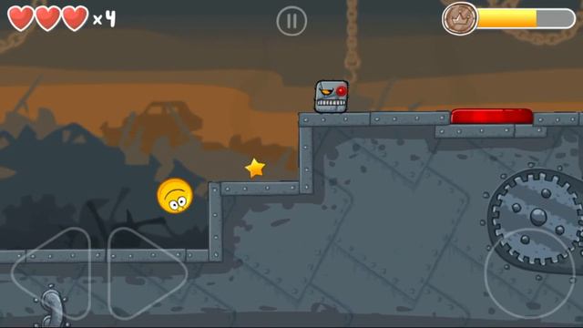 Red Ball 4. Красный шар спешит на помощь. Прохожу Мрачную фабрику. #3 смотреть онлайн