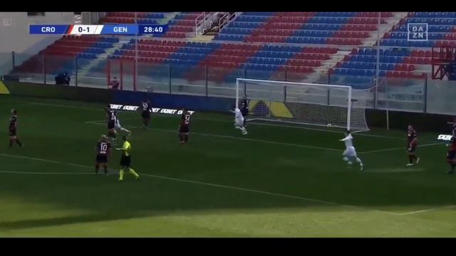 Crotone 0 - 3 Genoa Highlights смотреть онлайн