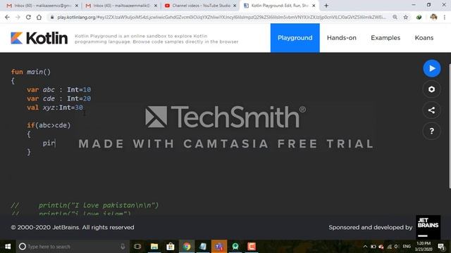 MAD 01 _ kotlin Syntax смотреть онлайн
