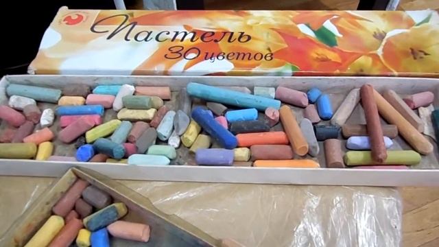 Как рисовать пастелью цветы лилии смотреть онлайн