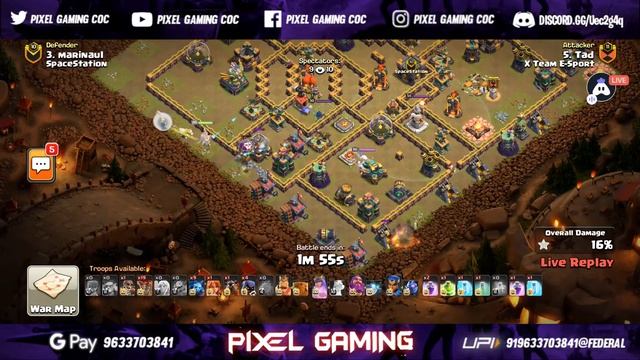 Live Playoffs | Space Station Gaming Vs X-Team - Clash Of Clans Malayalam смотреть онлайн