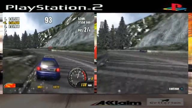 Crystal Summit Peak [R], race (Burnout 2: Point of Impact) смотреть онлайн
