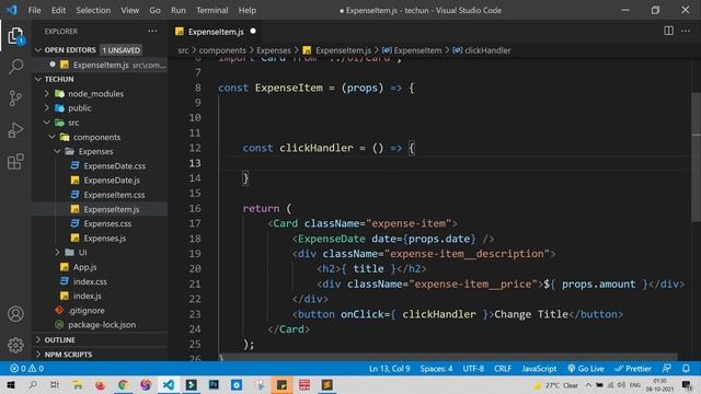 React JS - React Tutorial for Beginners in Hindi [Part-11] : State in React смотреть онлайн