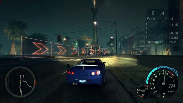 Need for speed Underground 2 Redux. Прохождение сюжета, 18 часть. 5 этап Порт Бейвью. смотреть онлайн